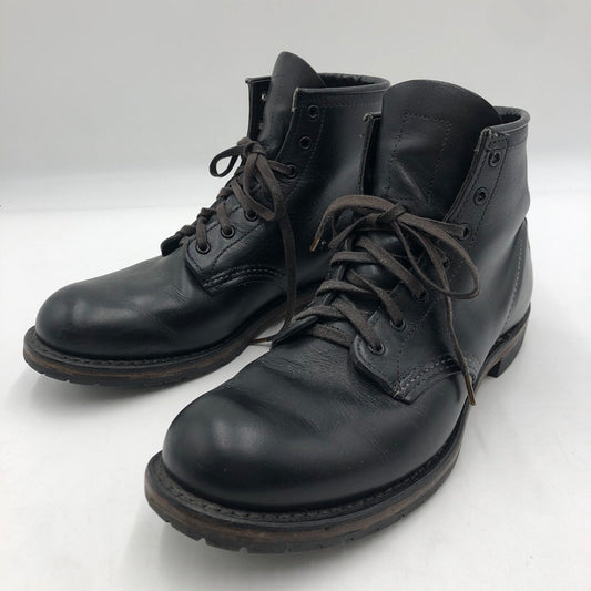 【中古品】【メンズ】 RED WING レッドウィング BECKMAN ROUND BOOTS 9014 ベックマン ラウンド ブーツ 靴 USA製 164-251019-ks-11-tei カラー：ブラック 万代Net店