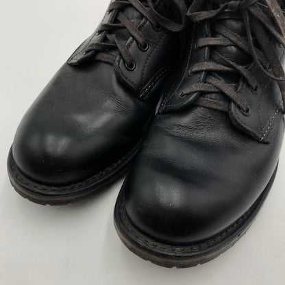 【中古品】【メンズ】 RED WING レッドウィング BECKMAN ROUND BOOTS 9014 ベックマン ラウンド ブーツ 靴 USA製 164-251019-ks-11-tei カラー：ブラック 万代Net店