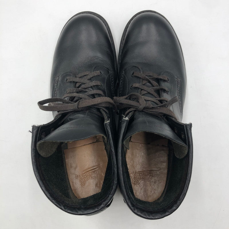 【中古品】【メンズ】 RED WING レッドウィング BECKMAN ROUND BOOTS 9014 ベックマン ラウンド ブーツ 靴 USA製 164-251019-ks-11-tei カラー：ブラック 万代Net店