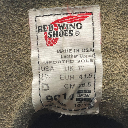 【中古品】【メンズ】 RED WING レッドウィング BECKMAN ROUND BOOTS 9014 ベックマン ラウンド ブーツ 靴 USA製 164-251019-ks-11-tei カラー：ブラック 万代Net店