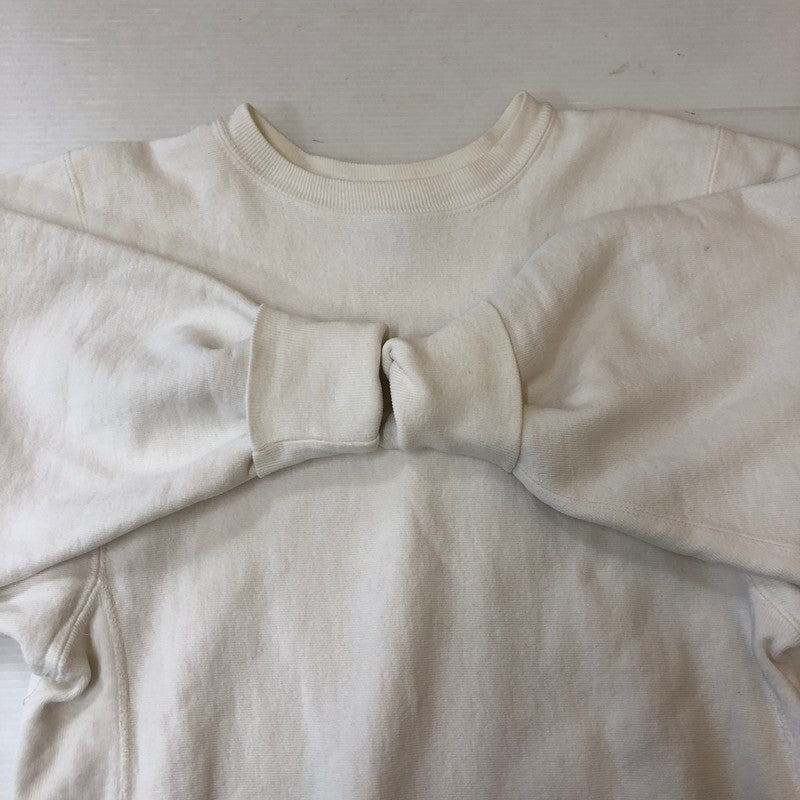 【中古品】【メンズ】 Champion チャンピオン 90's PLAIN REVERSE WEAVE CREWNECK SWEAT 90年代 プレーン リバースウィーブ クルーネックスウェット トップス トレーナー 刺繍タグ 145-250329-kk-15-tei サイズ：M カラー：ホワイト 万代Net店