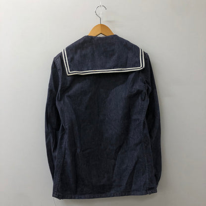 【中古品】【メンズ】 FRENCH NAVY フランス海軍 70's DENIM SAILOR SHIRT VINTAGE 70年代 デニム セーラーシャツ 長袖 トップス 145-250329-kk-11-tei サイズ：表記不明 下記参照 カラー：インディゴ 万代Net店