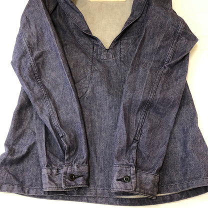 【中古品】【メンズ】 FRENCH NAVY フランス海軍 70's DENIM SAILOR SHIRT VINTAGE 70年代 デニム セーラーシャツ 長袖 トップス 145-250329-kk-11-tei サイズ：表記不明 下記参照 カラー：インディゴ 万代Net店