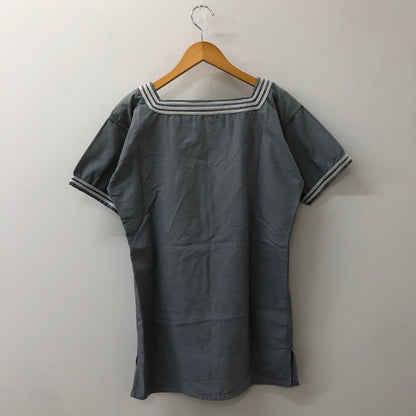 【中古品】【メンズ】 FRENCH NAVY フランス海軍 60's MARINE SAILOR SHIRT VINTAGE 60年代 マリン セーラーシャツ 半袖 トップス ヴィンテージ 145-250329-kk-13-tei サイズ：表記不明 下記参照 カラー：グレー 万代Net店