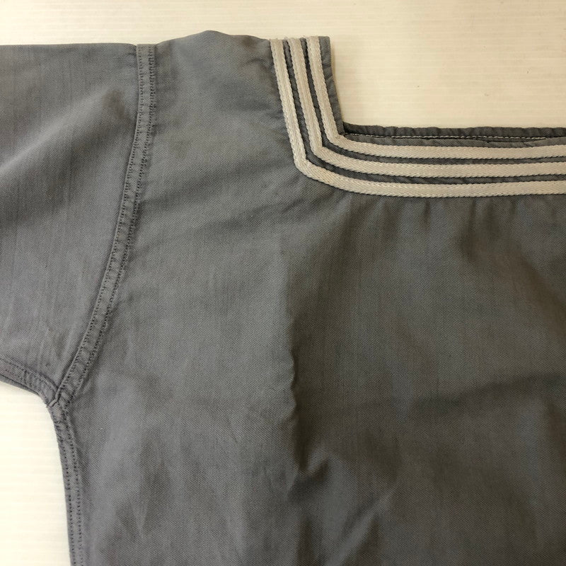 【中古品】【メンズ】 FRENCH NAVY フランス海軍 60's MARINE SAILOR SHIRT VINTAGE 60年代 マリン セーラーシャツ 半袖 トップス ヴィンテージ 145-250329-kk-13-tei サイズ：表記不明 下記参照 カラー：グレー 万代Net店