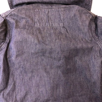 【中古品】【メンズ】 FRENCH NAVY フランス海軍 70's DENIM SAILOR SHIRT VINTAGE 70年代 デニム セーラーシャツ 長袖 トップス 145-250329-kk-10-tei サイズ：表記不明 下記参照 カラー：インディゴ 万代Net店