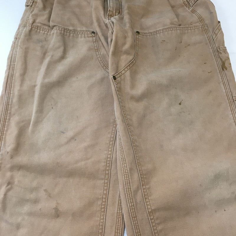 【現状渡し品】【メンズ】 Carhartt カーハート LOOSE FIT DOUBLE KNEE CARPENTER PANTS B188BUC ルーズフィット ダブルニー カーペンターパンツ ボトムス リメイク有 訳アリ 156-250329-kk-44-tei サイズ：表記無し 下記参照 カラー：ブラウン 万代Net店