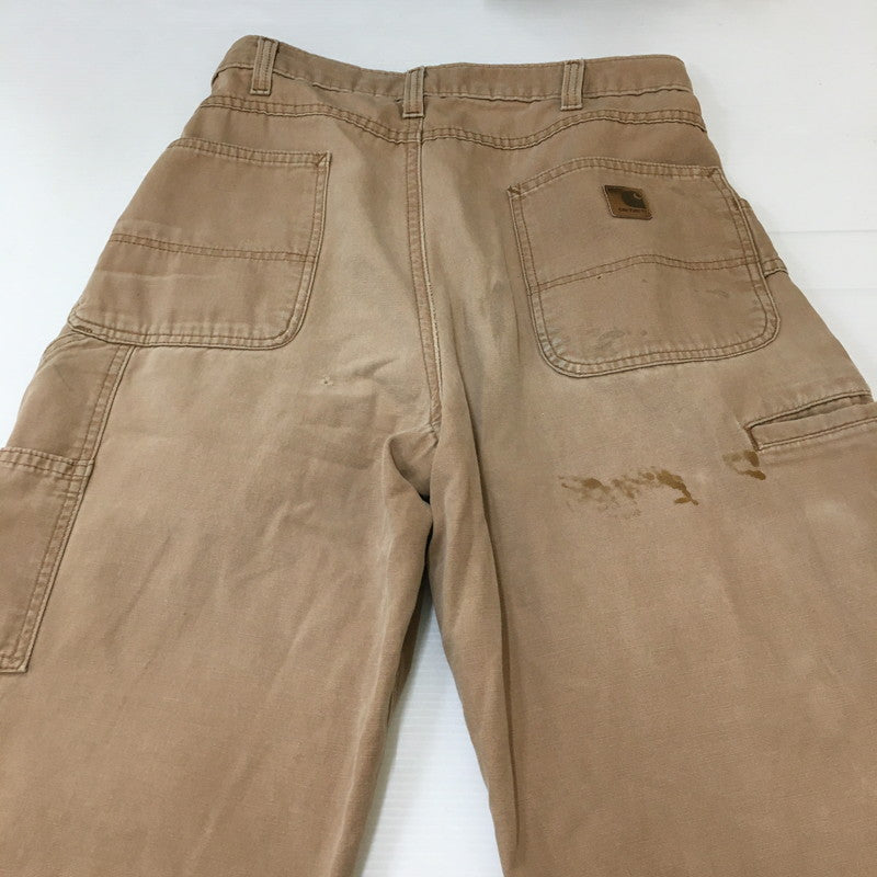 【現状渡し品】【メンズ】 Carhartt カーハート LOOSE FIT DOUBLE KNEE CARPENTER PANTS B188BUC ルーズフィット ダブルニー カーペンターパンツ ボトムス リメイク有 訳アリ 156-250329-kk-44-tei サイズ：表記無し 下記参照 カラー：ブラウン 万代Net店