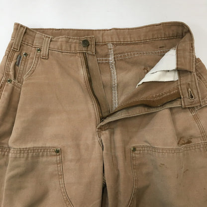 【現状渡し品】【メンズ】 Carhartt カーハート LOOSE FIT DOUBLE KNEE CARPENTER PANTS B188BUC ルーズフィット ダブルニー カーペンターパンツ ボトムス リメイク有 訳アリ 156-250329-kk-44-tei サイズ：表記無し 下記参照 カラー：ブラウン 万代Net店