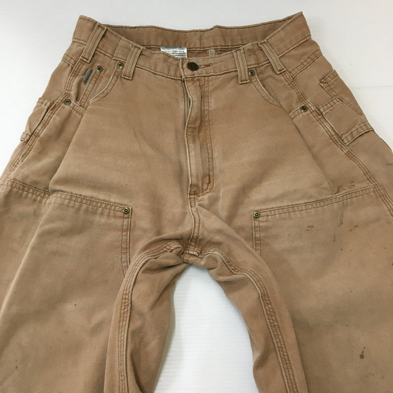 【現状渡し品】【メンズ】 Carhartt カーハート LOOSE FIT DOUBLE KNEE CARPENTER PANTS B188BUC ルーズフィット ダブルニー カーペンターパンツ ボトムス リメイク有 訳アリ 156-250329-kk-44-tei サイズ：表記無し 下記参照 カラー：ブラウン 万代Net店