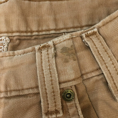 【現状渡し品】【メンズ】 Carhartt カーハート LOOSE FIT DOUBLE KNEE CARPENTER PANTS B188BUC ルーズフィット ダブルニー カーペンターパンツ ボトムス リメイク有 訳アリ 156-250329-kk-44-tei サイズ：表記無し 下記参照 カラー：ブラウン 万代Net店