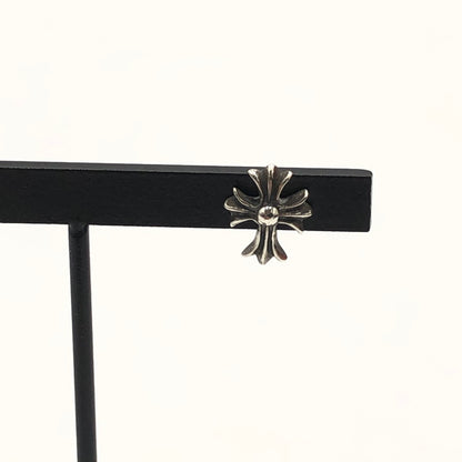 【中古品】【メンズ】 CHROME HEARTS クロムハーツ No.2 CH CRS CHクロススタッドピアス アクセサリー 190-250416-kk-08-tei カラー：シルバー 万代Net店