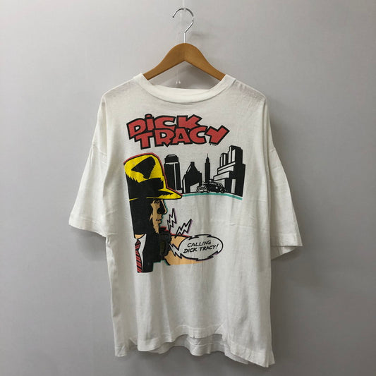 【中古品】【メンズ】 UNKNOWN 90's DICK TRACY COMIC TEE 90年代 ディック・トレイシー コミック Tシャツ 半袖 トップス 145-250411-kk-06-tei サイズ：表記無し 下記参照 カラー：ホワイト 万代Net店