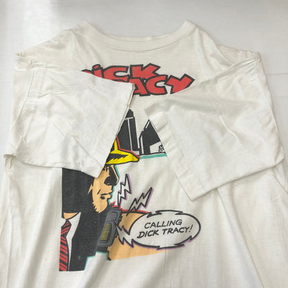 【中古品】【メンズ】 UNKNOWN 90's DICK TRACY COMIC TEE 90年代 ディック・トレイシー コミック Tシャツ 半袖 トップス 145-250411-kk-06-tei サイズ：表記無し 下記参照 カラー：ホワイト 万代Net店