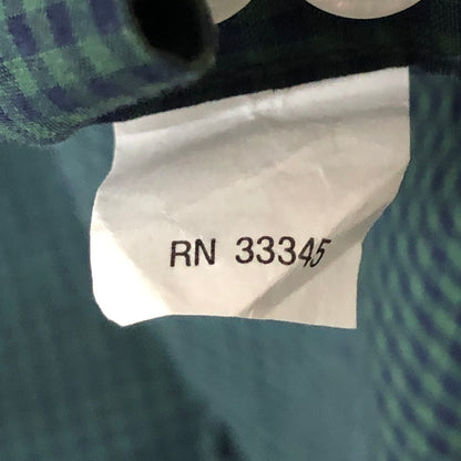 【中古品】【メンズ】 Brooks Brothers ブルックスブラザーズ 90's GINGHAM CHECK B.D. LS SHIRT 90年代 ギンガムチェック ボタンダウン ロングスリーブ シャツ 長袖 トップス 145-251124-yo-15-tei サイズ：17 1/2-R カラー：グリーン 万代Net店