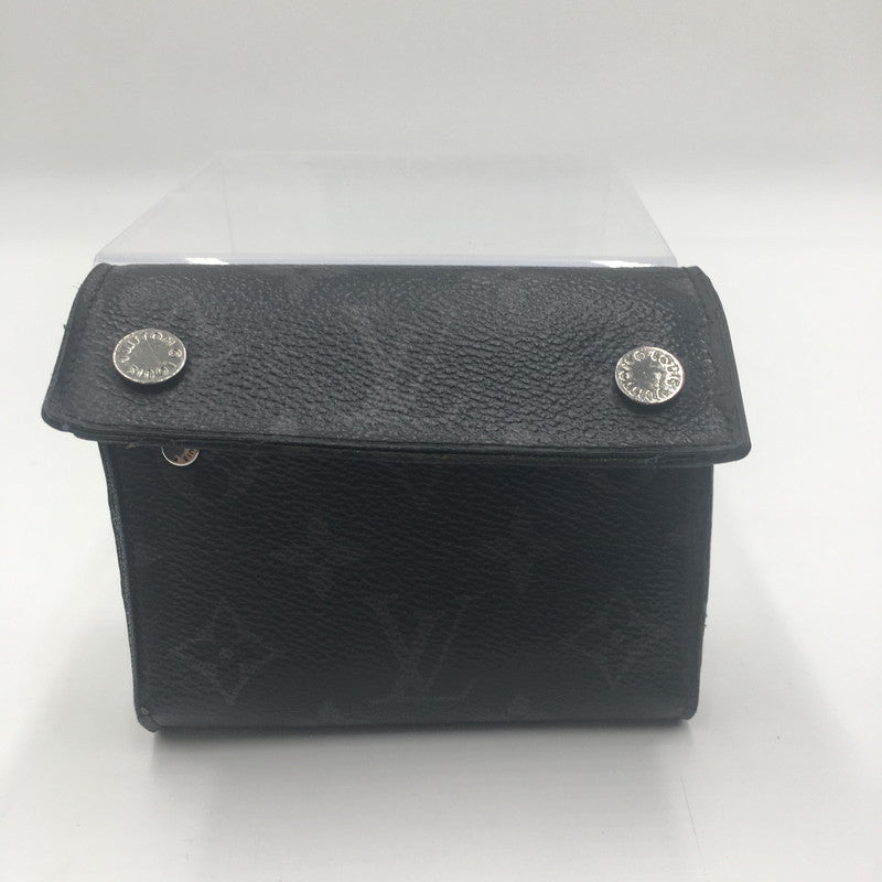 【現状渡し品】【メンズ】 LOUIS VUITTON ルイ・ヴィトン モノグラム エクリプス チェーンコンパクトウォレット M63510 三つ折り財布 レザーウォレット 179-250706-KS-04-tei カラー：モノグラムエクリプス 万代Net店