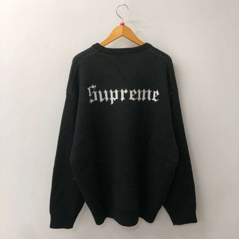 【中古品】【メンズ】 Supreme シュプリーム 24AW SNOW WHITE SWEATER スノーホワイト セーター トップス 白雪姫 149-250731-kk-02-tei サイズ：XL カラー：ブラック 万代Net店