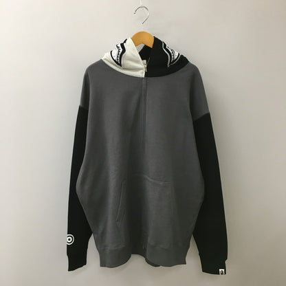 【中古品】【メンズ】 A BATHING APE アベイシングエイプ SHARK FULL ZIP HOODIE ♯1 001ZPK701311M シャーク フルジップフーディー トップス パーカー 142-250329-kk-29-tei サイズ：2XL カラー：グレー 万代Net店
