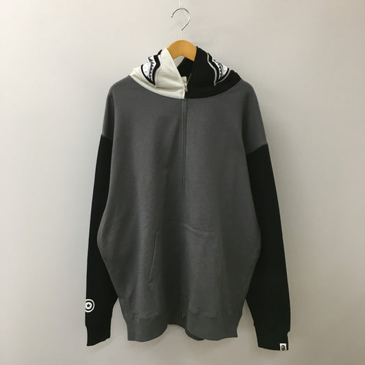 【中古品】【メンズ】 A BATHING APE アベイシングエイプ SHARK FULL ZIP HOODIE ♯1 001ZPK701311M シャーク フルジップフーディー トップス パーカー 142-250329-kk-29-tei サイズ：2XL カラー：グレー 万代Net店
