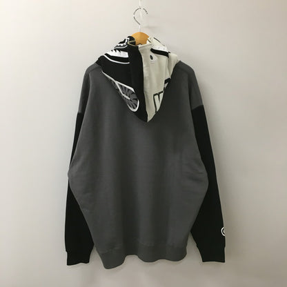 【中古品】【メンズ】 A BATHING APE アベイシングエイプ SHARK FULL ZIP HOODIE ♯1 001ZPK701311M シャーク フルジップフーディー トップス パーカー 142-250329-kk-29-tei サイズ：2XL カラー：グレー 万代Net店