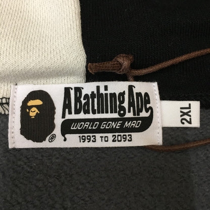 【中古品】【メンズ】 A BATHING APE アベイシングエイプ SHARK FULL ZIP HOODIE ♯1 001ZPK701311M シャーク フルジップフーディー トップス パーカー 142-250329-kk-29-tei サイズ：2XL カラー：グレー 万代Net店