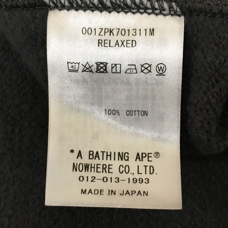 【中古品】【メンズ】 A BATHING APE アベイシングエイプ SHARK FULL ZIP HOODIE ♯1 001ZPK701311M シャーク フルジップフーディー トップス パーカー 142-250329-kk-29-tei サイズ：2XL カラー：グレー 万代Net店