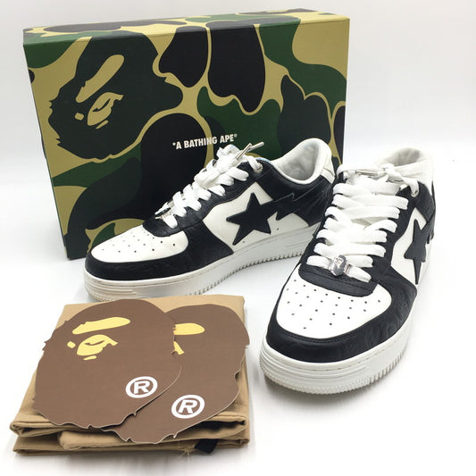 【中古品】【メンズ】 A BATHING APE アベイシングエイプ BAPE STA ♯3 M191314 ベイプスタ スニーカー 靴 162-250621-kk-12-tei カラー：BLACK/WHITE 万代Net店