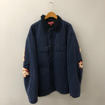 【中古品】【メンズ】 25SS OLD ENGLISH CANVAS WORK JACKET オールドイングリッシュ キャンバス ワークジャケット アウター 149-250731-kk-03-fuzh サイズ：XL カラー：ネイビー 万代Net店