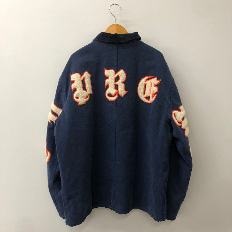 【中古品】【メンズ】 25SS OLD ENGLISH CANVAS WORK JACKET オールドイングリッシュ キャンバス ワークジャケット アウター 149-250731-kk-03-fuzh サイズ：XL カラー：ネイビー 万代Net店