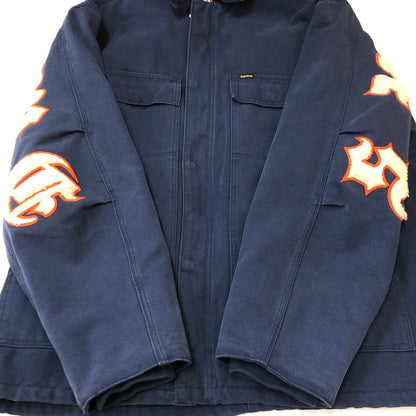 【中古品】【メンズ】 25SS OLD ENGLISH CANVAS WORK JACKET オールドイングリッシュ キャンバス ワークジャケット アウター 149-250731-kk-03-fuzh サイズ：XL カラー：ネイビー 万代Net店