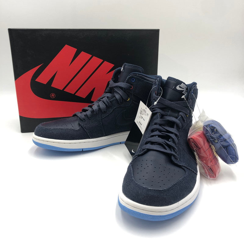 【中古美品】【メンズ】 AIR JORDAN 1 RETRO HIGH FAMILY FOREVER 682781-415 エアジョーダン1 レトロ ハイ ファミリーフォーエバー スニーカー 靴 160-250402-kk-04-tei カラー：OBSIDIAN/WHT-DK PWDR BL-GM RYL 万代Net店