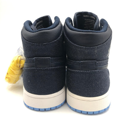 【中古美品】【メンズ】 AIR JORDAN 1 RETRO HIGH FAMILY FOREVER 682781-415 エアジョーダン1 レトロ ハイ ファミリーフォーエバー スニーカー 靴 160-250402-kk-04-tei カラー：OBSIDIAN/WHT-DK PWDR BL-GM RYL 万代Net店