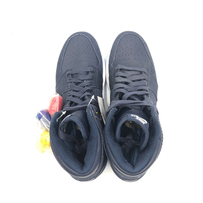 【中古美品】【メンズ】 AIR JORDAN 1 RETRO HIGH FAMILY FOREVER 682781-415 エアジョーダン1 レトロ ハイ ファミリーフォーエバー スニーカー 靴 160-250402-kk-04-tei カラー：OBSIDIAN/WHT-DK PWDR BL-GM RYL 万代Net店