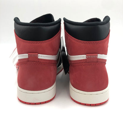 【中古美品】【メンズ】 AIR JORDAN 1 RETRO HIGH OG TRACK RED 555088-112 エアジョーダン1 レトロ ハイ オリジナル 6リングス トラックレッド スニーカー 靴 160-250402-kk-06-tei カラー：SUMMIT WHITE/TRACK RED-BLACK 万代Net店