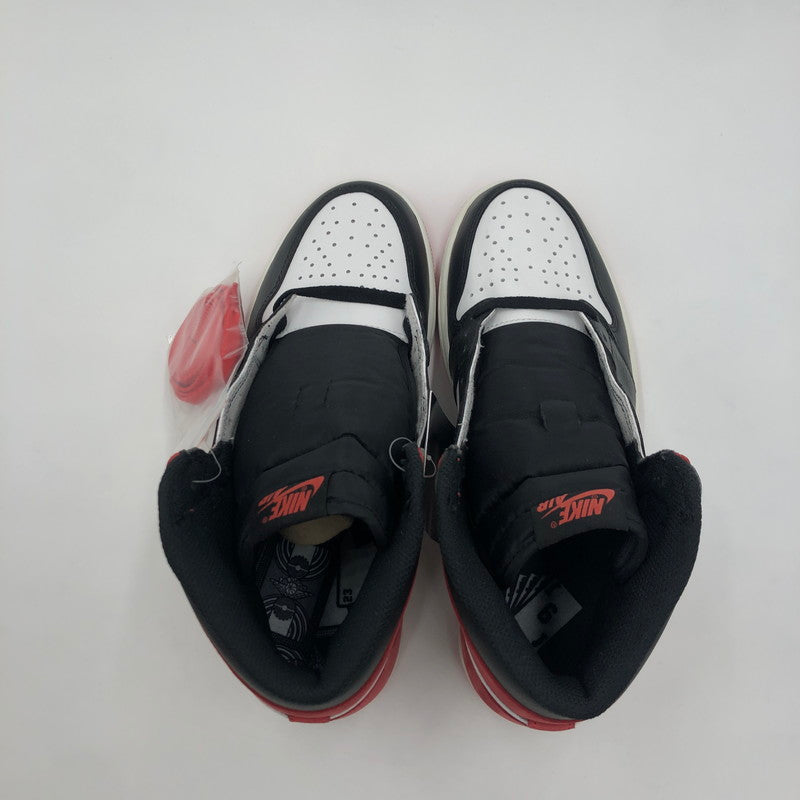 【中古美品】【メンズ】 AIR JORDAN 1 RETRO HIGH OG TRACK RED 555088-112 エアジョーダン1 レトロ ハイ オリジナル 6リングス トラックレッド スニーカー 靴 160-250402-kk-06-tei カラー：SUMMIT WHITE/TRACK RED-BLACK 万代Net店