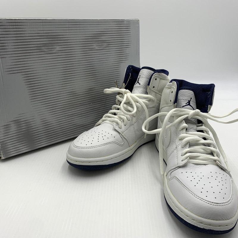 【中古品】【メンズ】 NIKE ナイキ AIR JORDAN 1 RETRO CO.JP WHITE NAVY 2001 136060-111 エアジョーダン1 レトロ ジャパン スニーカー 靴 シューズ 160-260823-ko-12-teih サイズ：27cm カラー：ホワイトネイビー 万代Net店