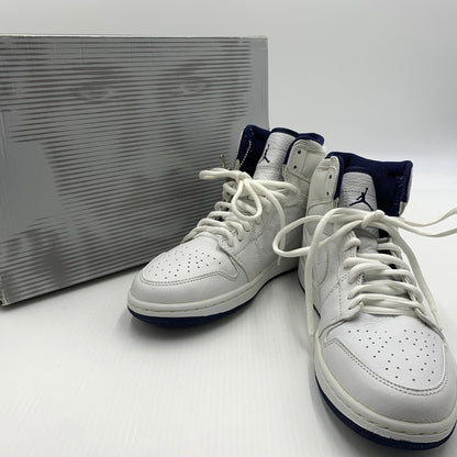【中古品】【メンズ】 NIKE ナイキ AIR JORDAN 1 RETRO CO.JP WHITE NAVY 2001 136060-111 エアジョーダン1 レトロ ジャパン スニーカー 靴 シューズ 160-260823-ko-12-teih サイズ：27cm カラー：ホワイトネイビー 万代Net店