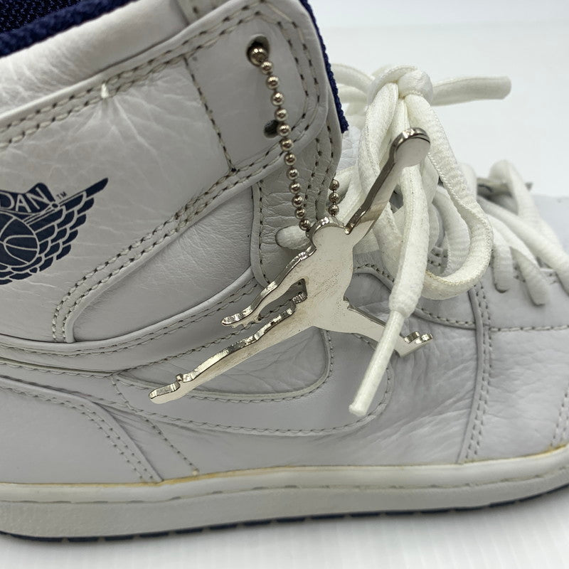 【中古品】【メンズ】 NIKE ナイキ AIR JORDAN 1 RETRO CO.JP WHITE NAVY 2001 136060-111 エアジョーダン1 レトロ ジャパン スニーカー 靴 シューズ 160-260823-ko-12-teih サイズ：27cm カラー：ホワイトネイビー 万代Net店