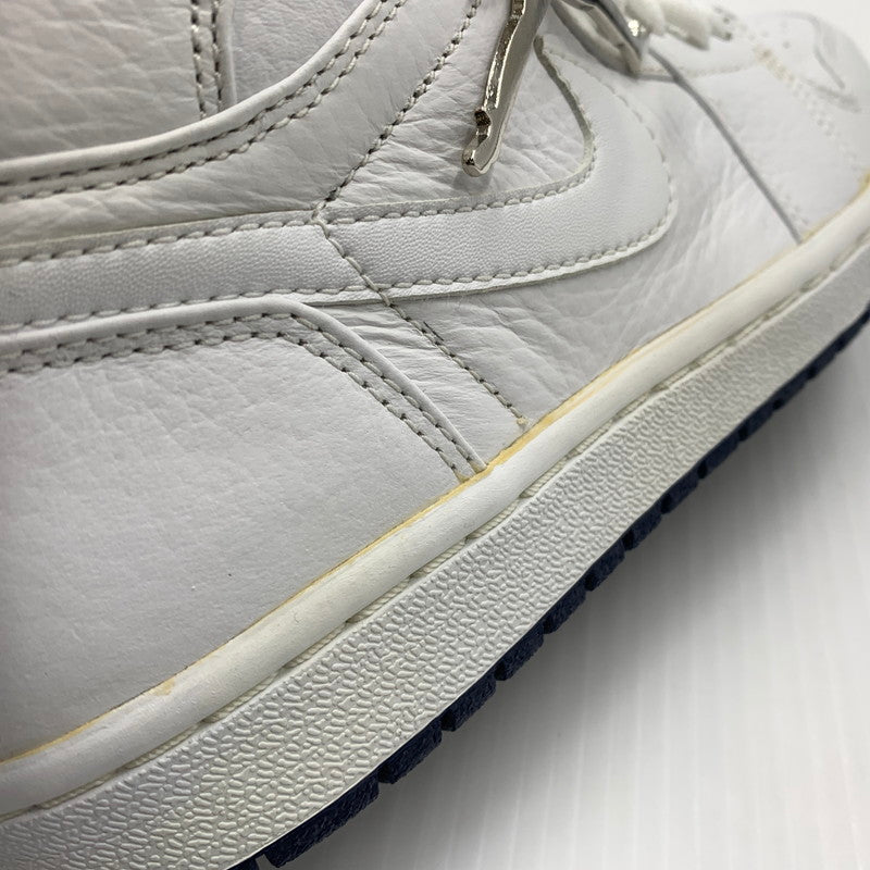 【中古品】【メンズ】 NIKE ナイキ AIR JORDAN 1 RETRO CO.JP WHITE NAVY 2001 136060-111 エアジョーダン1 レトロ ジャパン スニーカー 靴 シューズ 160-260823-ko-12-teih サイズ：27cm カラー：ホワイトネイビー 万代Net店