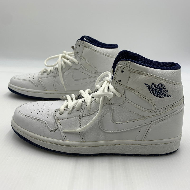 【中古品】【メンズ】 NIKE ナイキ AIR JORDAN 1 RETRO CO.JP WHITE NAVY 2001 136060-111 エアジョーダン1 レトロ ジャパン スニーカー 靴 シューズ 160-260823-ko-12-teih サイズ：27cm カラー：ホワイトネイビー 万代Net店