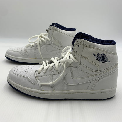 【中古品】【メンズ】 NIKE ナイキ AIR JORDAN 1 RETRO CO.JP WHITE NAVY 2001 136060-111 エアジョーダン1 レトロ ジャパン スニーカー 靴 シューズ 160-260823-ko-12-teih サイズ：27cm カラー：ホワイトネイビー 万代Net店