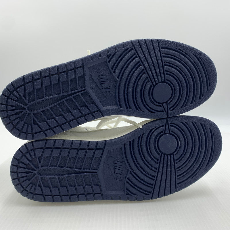 【中古品】【メンズ】 NIKE ナイキ AIR JORDAN 1 RETRO CO.JP WHITE NAVY 2001 136060-111 エアジョーダン1 レトロ ジャパン スニーカー 靴 シューズ 160-260823-ko-12-teih サイズ：27cm カラー：ホワイトネイビー 万代Net店