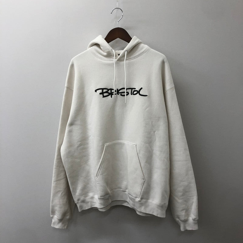 【中古品】【メンズ】 F.C.R.B. エフシーアールビー 24AW EMBROIDERY TAGGING LOOSE FIT SWEAT HOODIE FCRB-242095 エンブロイダリー タギング ルーズフィット スウェットパーカー 142-250330-kk-15-fuz サイズ：L カラー：ホワイト 万代Net店