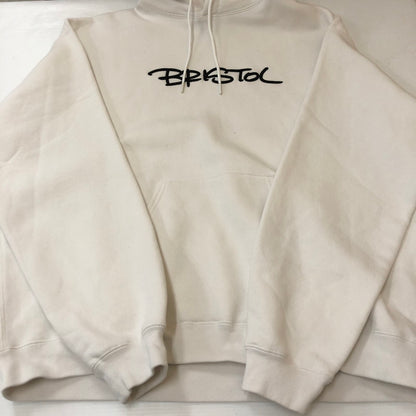 【中古品】【メンズ】 F.C.R.B. エフシーアールビー 24AW EMBROIDERY TAGGING LOOSE FIT SWEAT HOODIE FCRB-242095 エンブロイダリー タギング ルーズフィット スウェットパーカー 142-250330-kk-15-fuz サイズ：L カラー：ホワイト 万代Net店