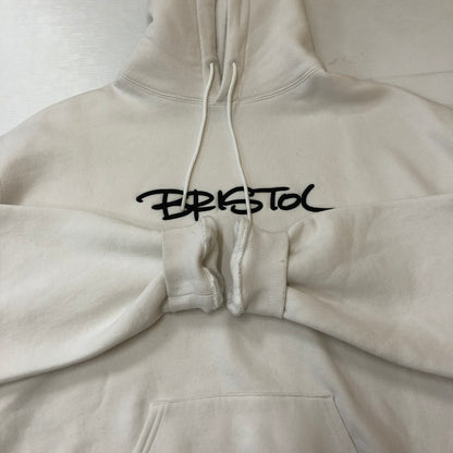 【中古品】【メンズ】 F.C.R.B. エフシーアールビー 24AW EMBROIDERY TAGGING LOOSE FIT SWEAT HOODIE FCRB-242095 エンブロイダリー タギング ルーズフィット スウェットパーカー 142-250330-kk-15-fuz サイズ：L カラー：ホワイト 万代Net店