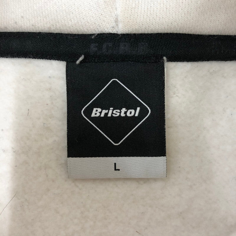 【中古品】【メンズ】 F.C.R.B. エフシーアールビー 24AW EMBROIDERY TAGGING LOOSE FIT SWEAT HOODIE FCRB-242095 エンブロイダリー タギング ルーズフィット スウェットパーカー 142-250330-kk-15-fuz サイズ：L カラー：ホワイト 万代Net店