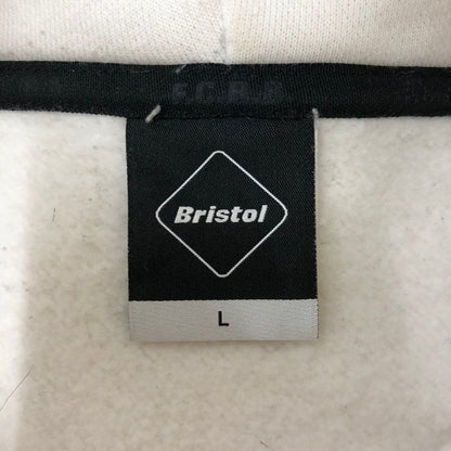 【中古品】【メンズ】 F.C.R.B. エフシーアールビー 24AW EMBROIDERY TAGGING LOOSE FIT SWEAT HOODIE FCRB-242095 エンブロイダリー タギング ルーズフィット スウェットパーカー 142-250330-kk-15-fuz サイズ：L カラー：ホワイト 万代Net店