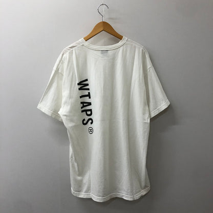 【中古品】【メンズ】 WTAPS ダブルタップス 24SS SIGN/SS/COTTON 241ATDT-STM04S サイン ショートスリーブ コットン Tシャツ 半袖 トップス 142-250330-kk-08-tei サイズ：03 カラー：ホワイト 万代Net店