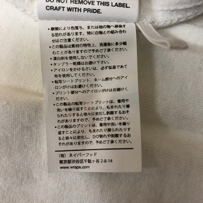 【中古品】【メンズ】 WTAPS ダブルタップス 24SS SIGN/SS/COTTON 241ATDT-STM04S サイン ショートスリーブ コットン Tシャツ 半袖 トップス 142-250330-kk-08-tei サイズ：03 カラー：ホワイト 万代Net店