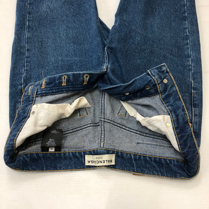 【中古品】【メンズ】 BALENCIAGA バレンシアガ WASHED TAPERED DENIM PANTS 460191 TSB06 ウォッシュド テーパード デニムパンツ ボトムス 152-250401-kk-08-tei サイズ：36 カラー：インディゴ 万代Net店